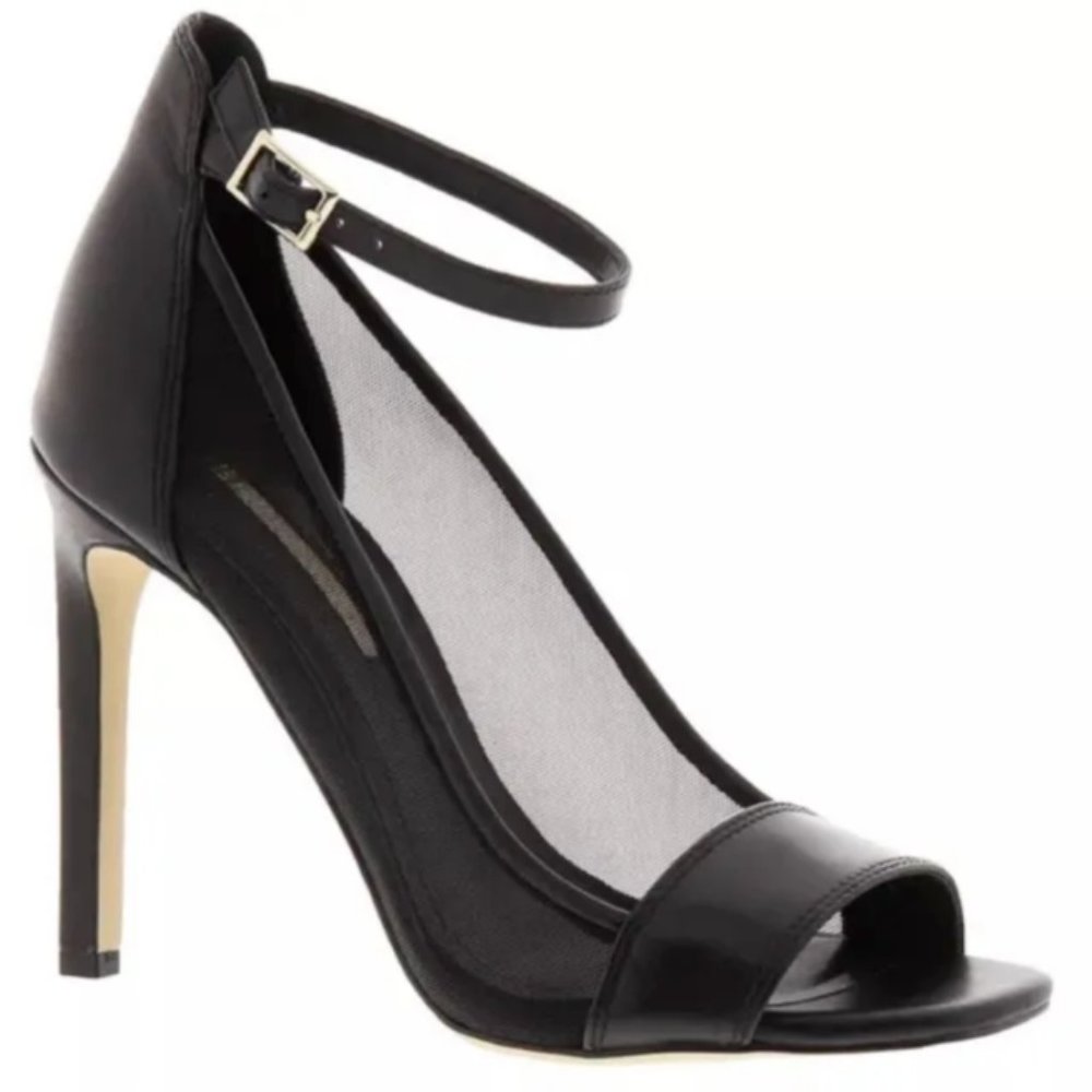 BCBGeneration Black Peep Toe Heels